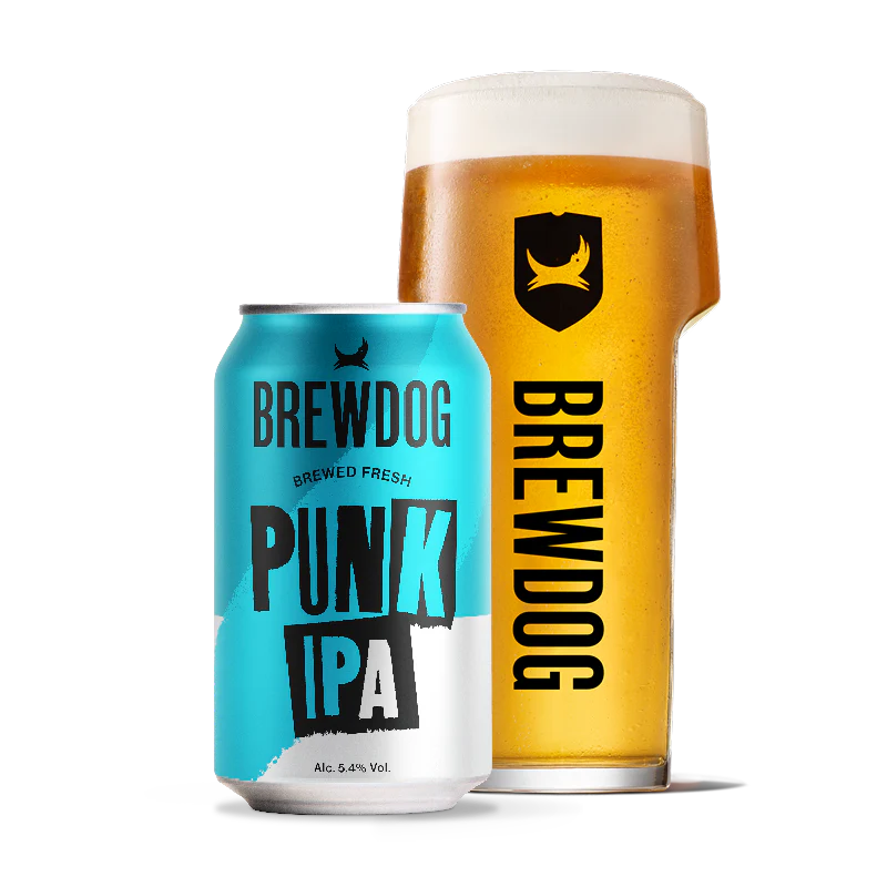 Punk IPA - 12 Cans + Glass